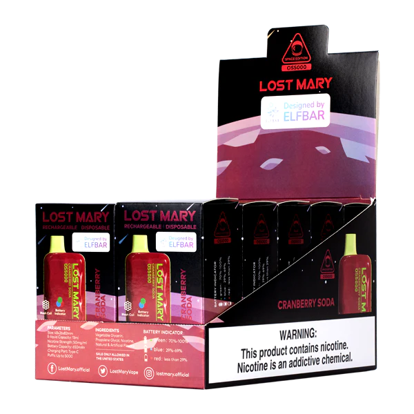 dampfen Deutschland | LLL2109 Cranberry-Soda LOST MARY OS5000