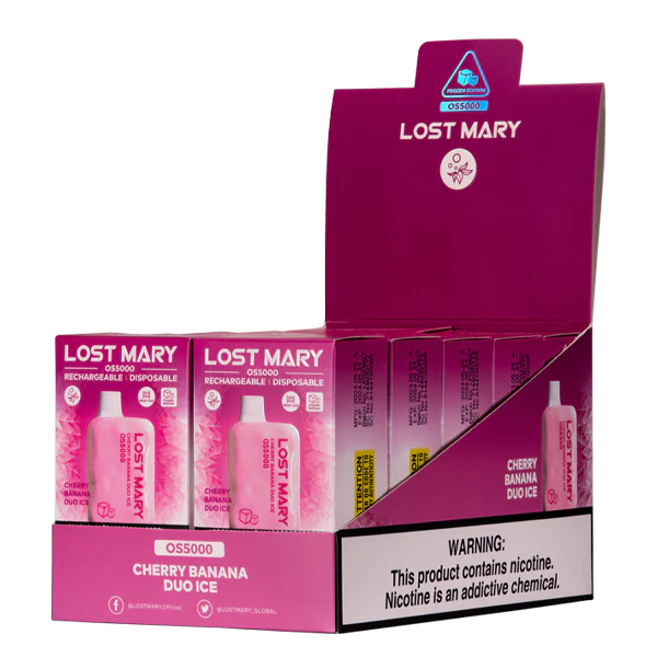 tornado vape großhandel Deutschland | LLL2108 Kirsch-Bananen-Duo-Eis LOST MARY OS5000