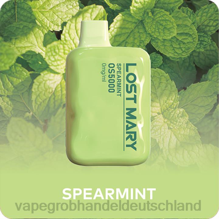 vape großhandel frankfurt | LLL2506 grüne Minze LOST MARY OS5000 0 mg/ml