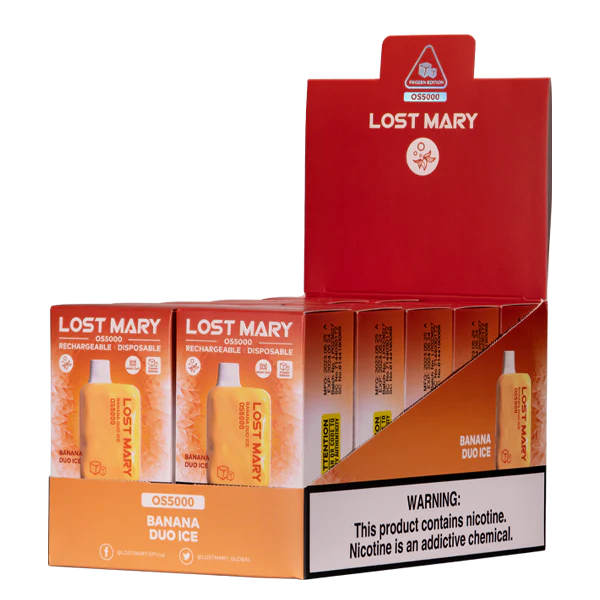 vape großhandel randm | LLL2107 Bananen-Duo-Eis LOST MARY OS5000