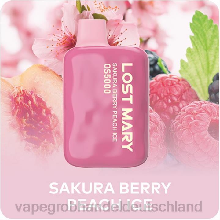 Sakura-Beeren-Pfirsich-Eis