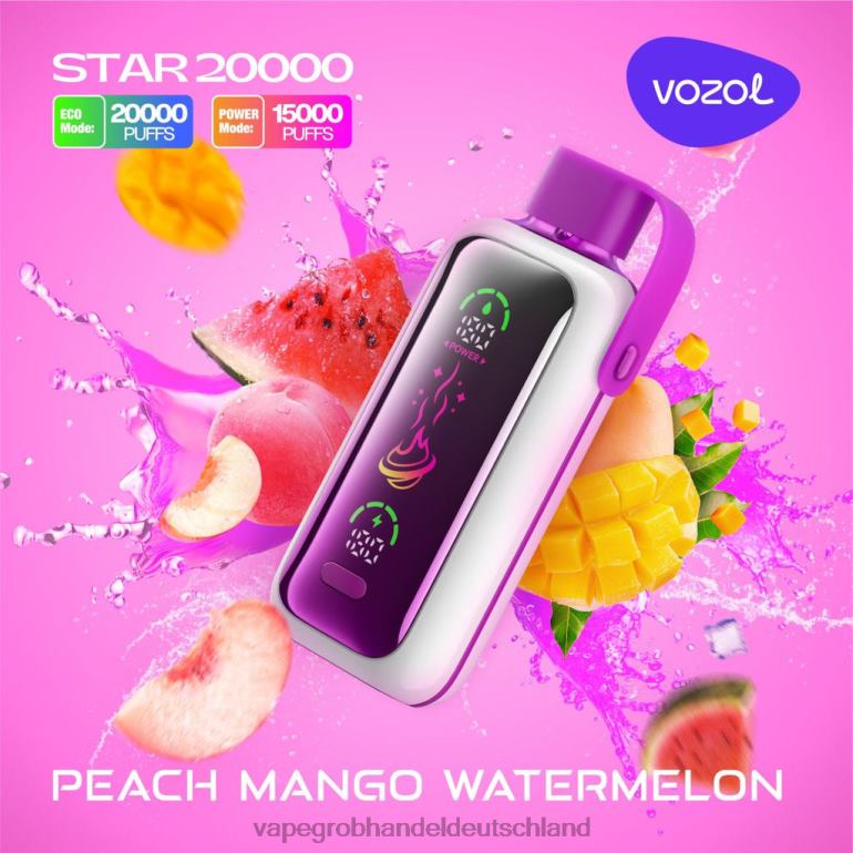 Pfirsich-Mango-Wassermelone
