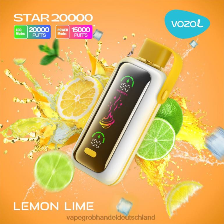 VOZOL STAR 20000 Zitronenlimette 48H8811 | Vape Großhandel Deutschland