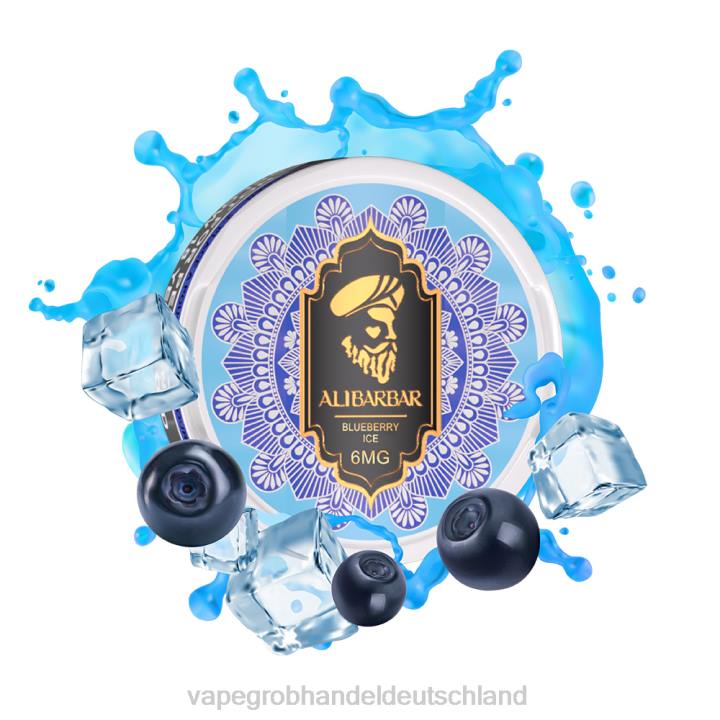 vape großhandel köln | LLL265 Blaubeereis ALIBARBAR Nikotinbeutel