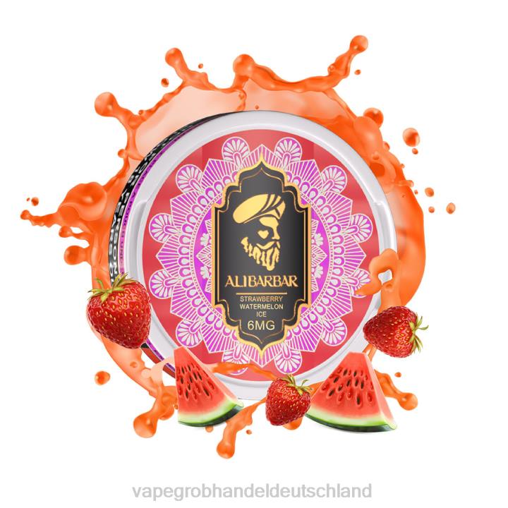 vape großhandel tornado | LLL253 Erdbeer-Wassermelonen-Eis ALIBARBAR Nikotinbeutel
