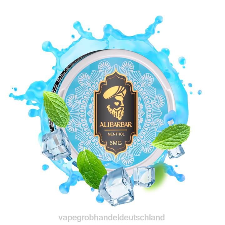 vape großhandel tornado | LLL263 Menthol ALIBARBAR Nikotinbeutel