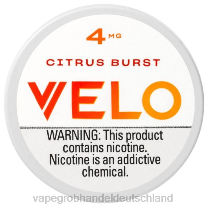 vape großhandel köln | LLL235 Zitrusexplosion VELO Nikotinbeutel 4 mg