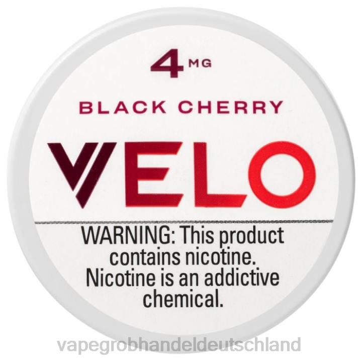 vape großhandel randm | LLL237 Schwarzkirsche VELO Nikotinbeutel 4 mg