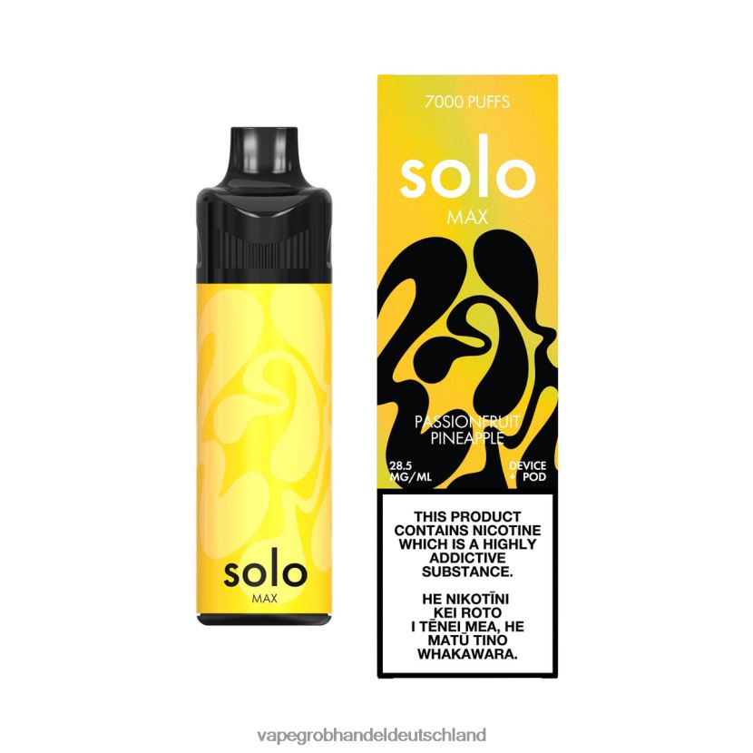 Dampfen Deutschland - Solo MAX Pod-Kit Passionsfrucht-Ananas 2RHV0Z69