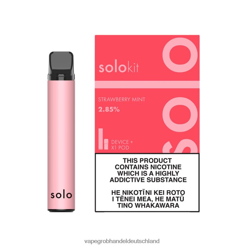 Vape Großhandel Deutschland - Solo Pod-Kit Erdbeerminze 2RHV0Z41