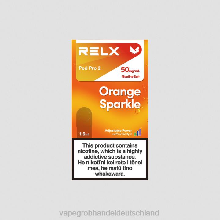 orangefarbener Glanz