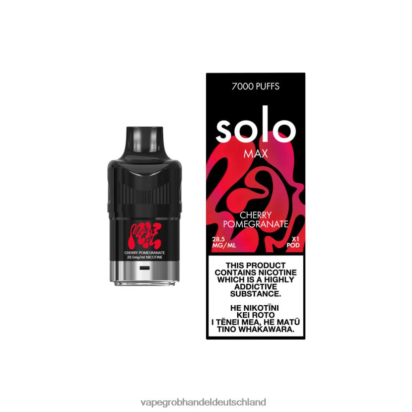Vape Großhandel Tornado - Solo MAX Schote Kirschgranatapfel 2RHV0Z83